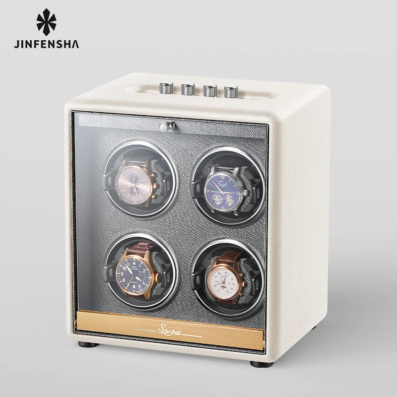 Winder Watch Organizer Storage Box Rotator Mechanical Watch Automatic Luxury Box Safe Deposit Boxes Shaker Display Gifts