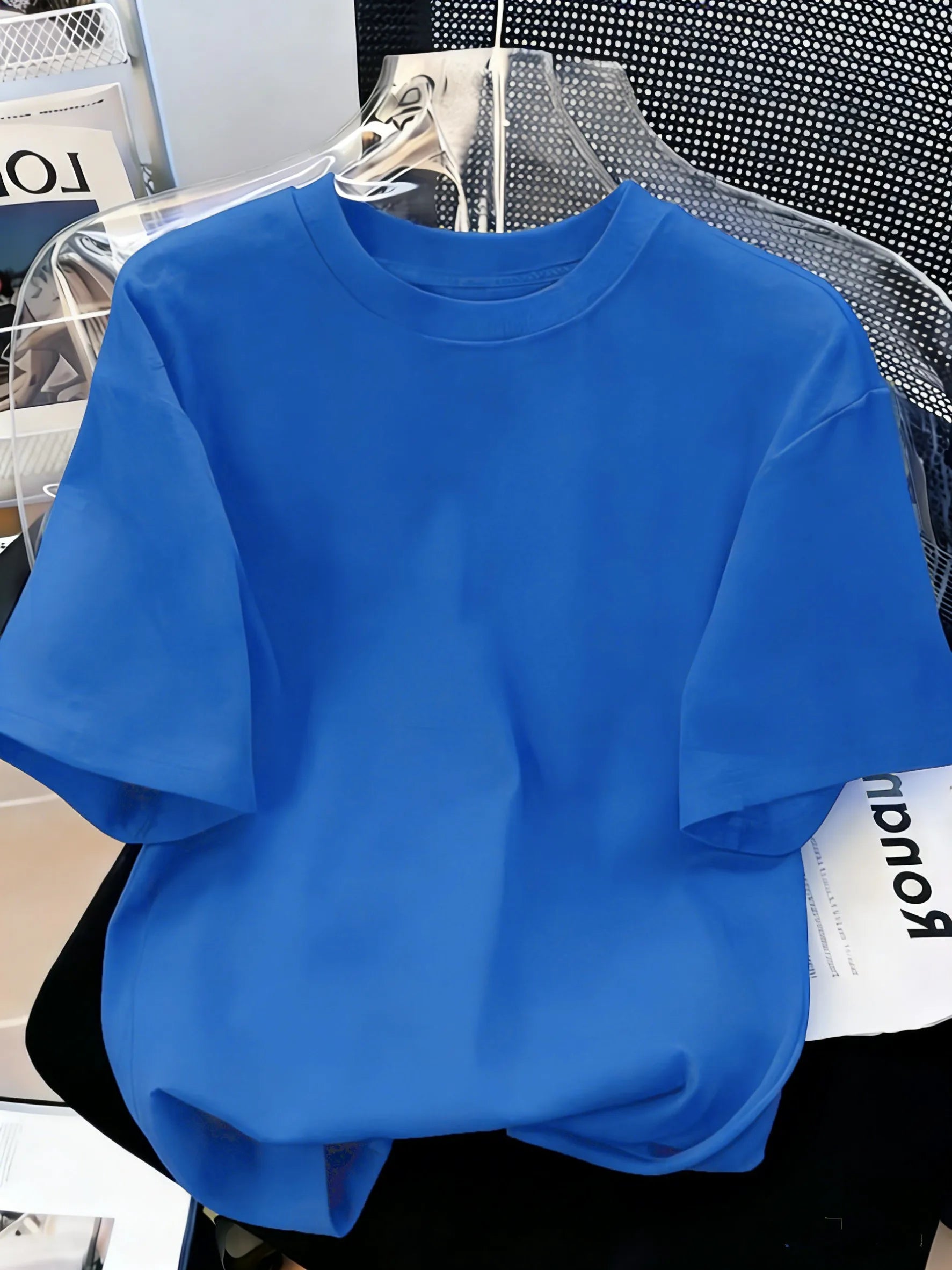Solid Beach Summer T-Shirt For Man 21 Color S-3XL Cotton Short Sleeve All-Match Basics Street Streetwear Soft Breathable Clothes