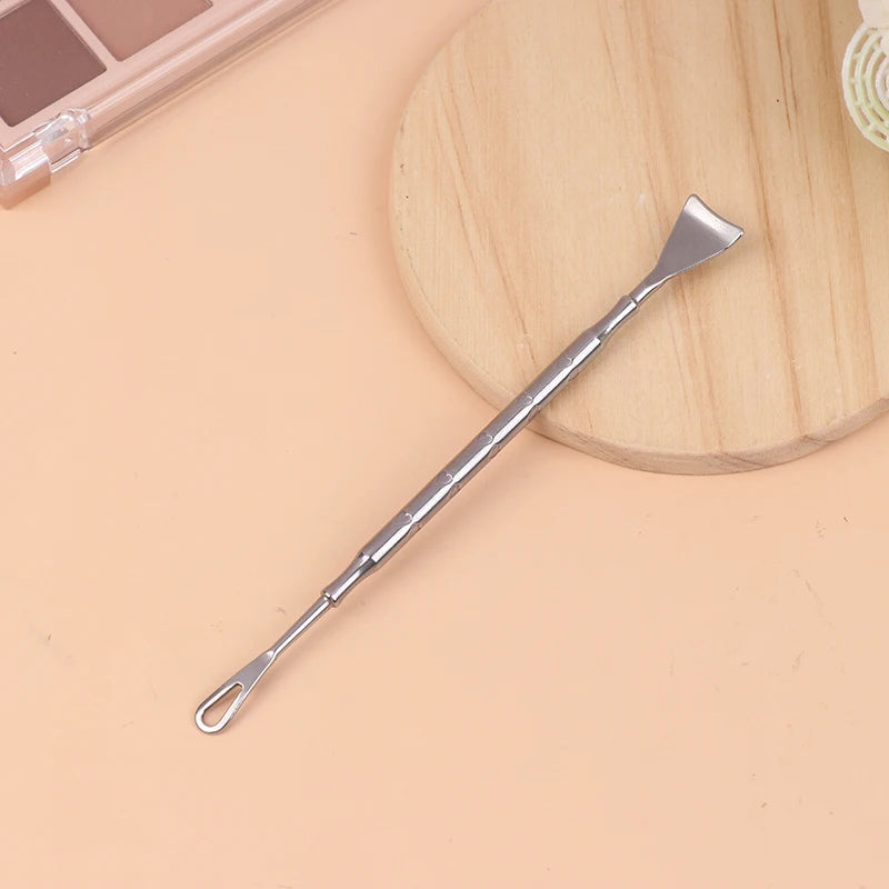 Double Head Stainless Steel Blackhead Scraper Beauty Tool For Facial Pore Cleaning Comedone Whitehead Popping Blemish Extractor