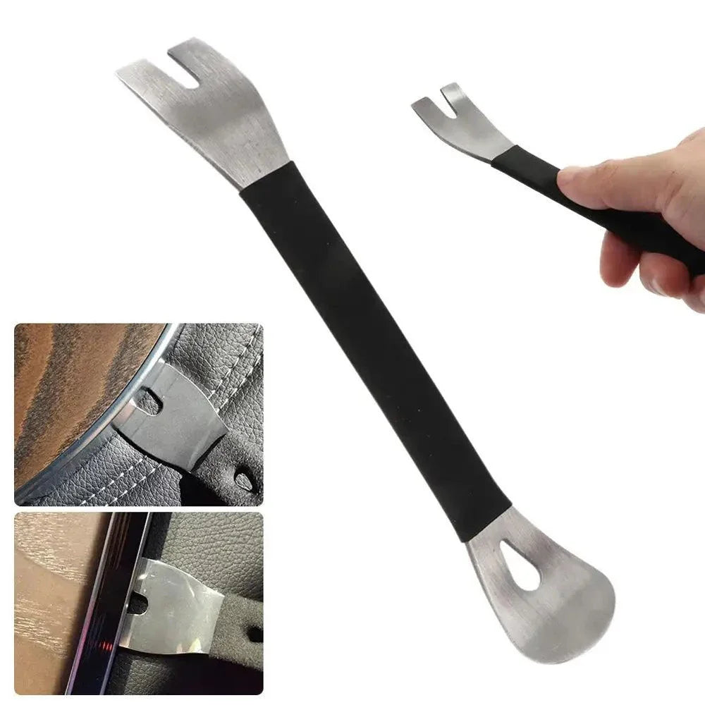 New Car Interior Clip Panel Trim Installation Removal Tool Stainless Steel Pry Plate Conversion Installation Tool