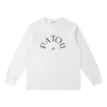 Exported to Japan Japan Style Luxury brand Cotton letter Printed Couple Tees Summer Harajuku Men/Women Loose Long sleeve Tees