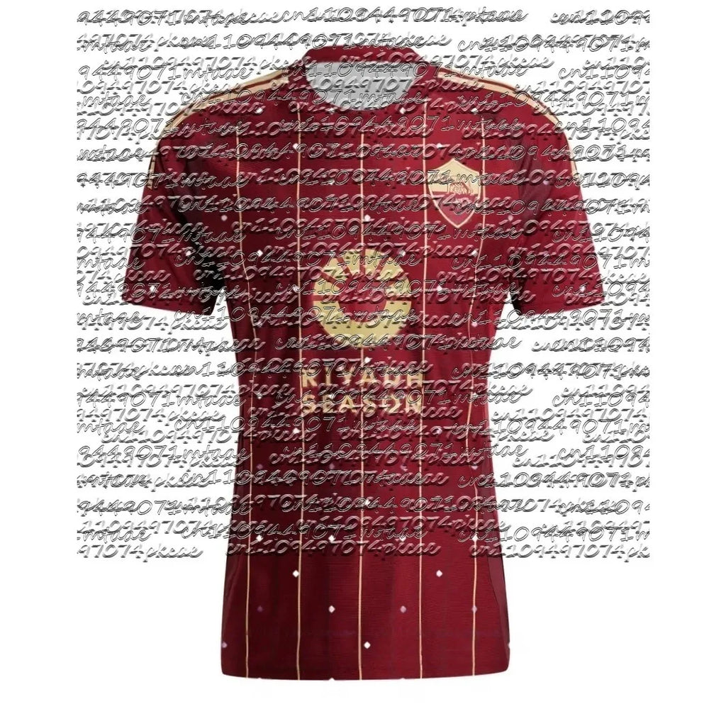2026AS Roma Riyadh Season Special Football Men Jersey Summer Quick-dry Breathable Short-Sleeve T-shirt Top for Match Daily Wear