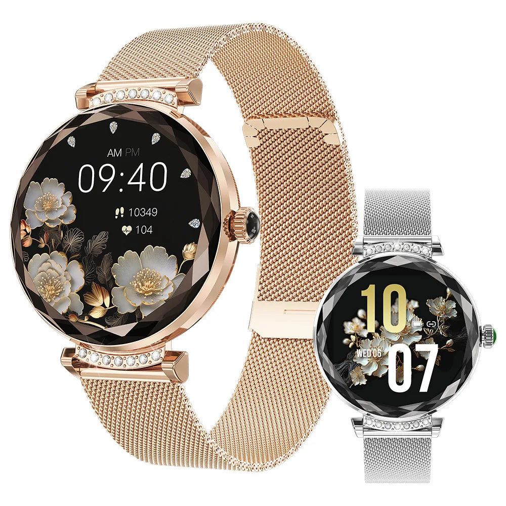 Fashion Ladies Smart Watch NX7 Pro AMOLED Screen Health Monitoring BT Call Female Women Sport Fitness Tracker Smartwatch