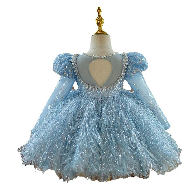 Dress for Girls Baby Casual Dresses Vestido Wedding Dress Girl Princess Party Evening Dresses Mesh Summer Ceremonial Dress