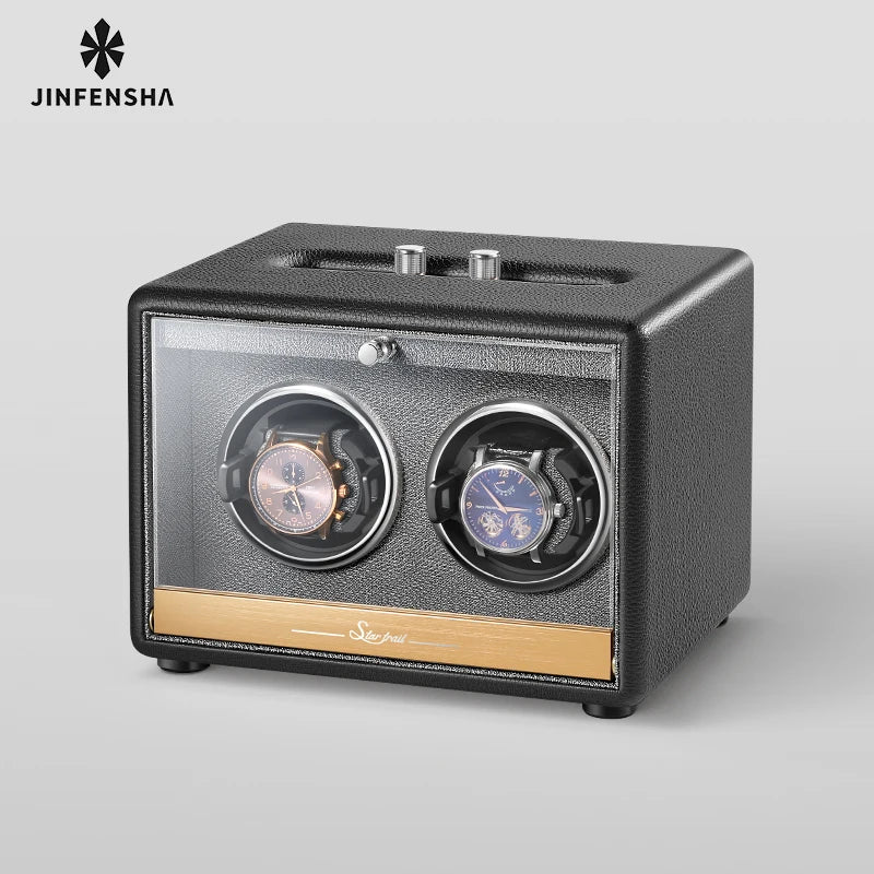 Winder Watch Organizer Storage Box Rotator Mechanical Watch Automatic Luxury Box Safe Deposit Boxes Shaker Display Gifts