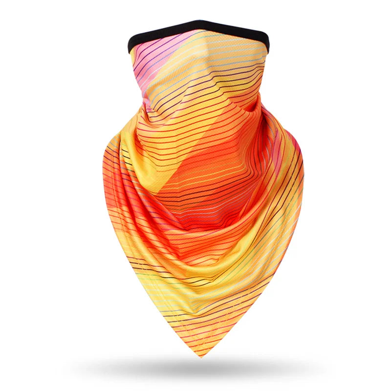 Sports Scarf for Cycling, Cooling Face Mask, Windproof Neck Gaiter, UV Protection Scarf for Beach, Fashion Bandana for Men Women