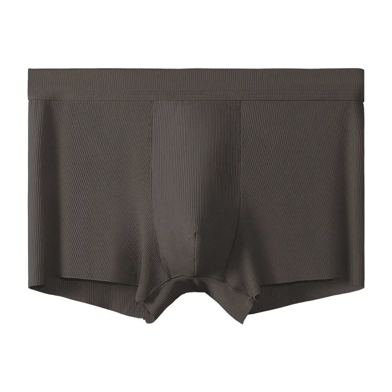 Ice Silk Antibacterial Men's Underwear. Thin and breathable style for summer. Men's boxer shorts. Trendy men's flat -