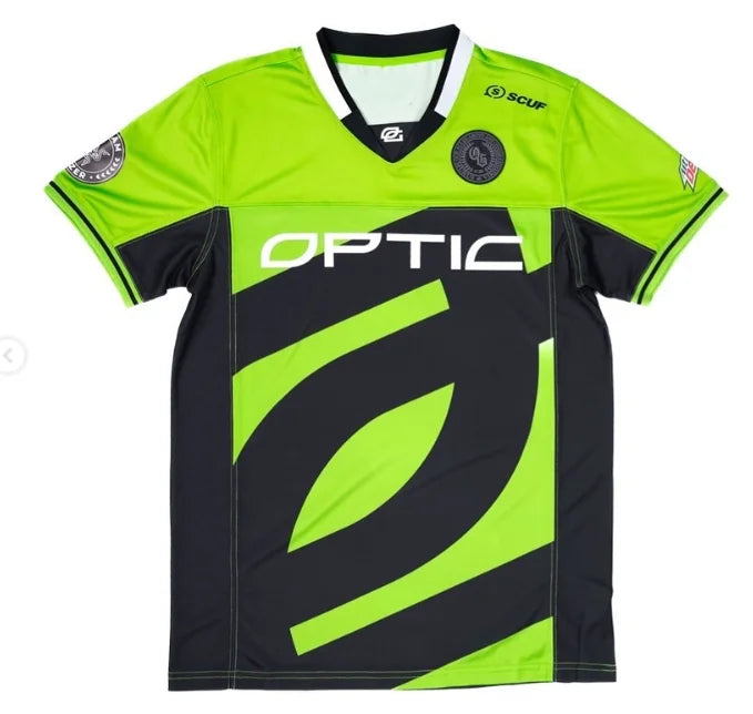 Summer Fan 3D Print E-sports Championship OPTIC Jersey Men Women's Breathable V-Neck Sportswear Man Casual Short Sleeve T Shirt