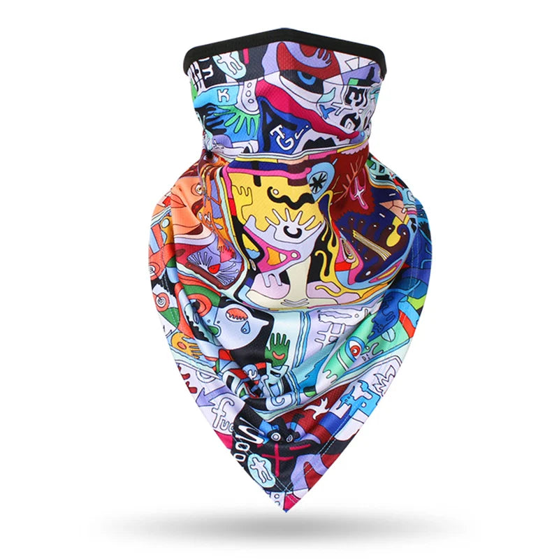 Sports Scarf for Cycling, Cooling Face Mask, Windproof Neck Gaiter, UV Protection Scarf for Beach, Fashion Bandana for Men Women