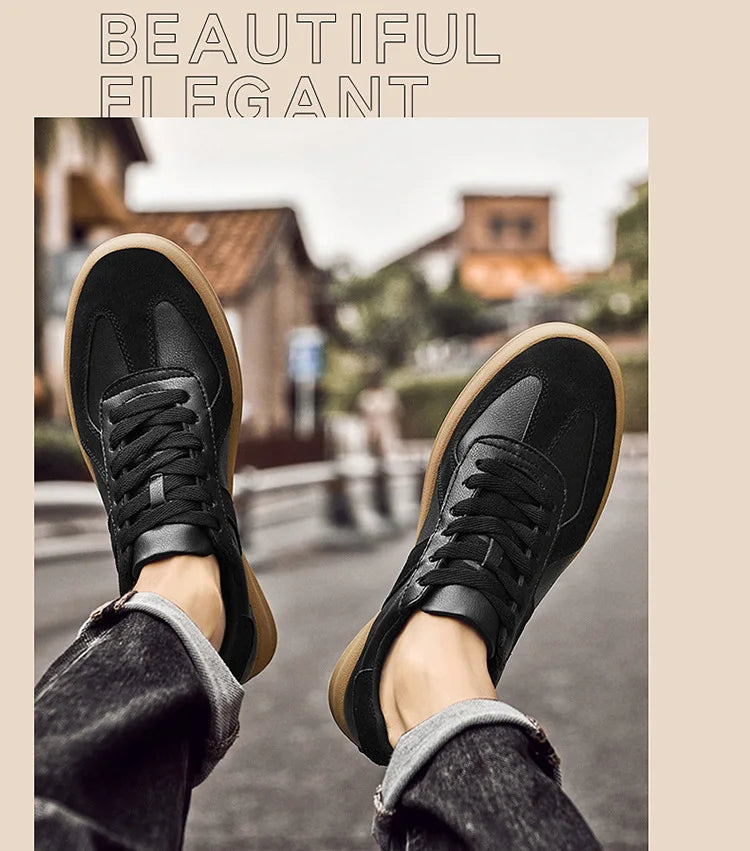 Man Vintage Elevator Shoes Height Increase Insole 8cm Taller Lift Sneakers Shoes Men Leisure Fashion Sports White Shoes