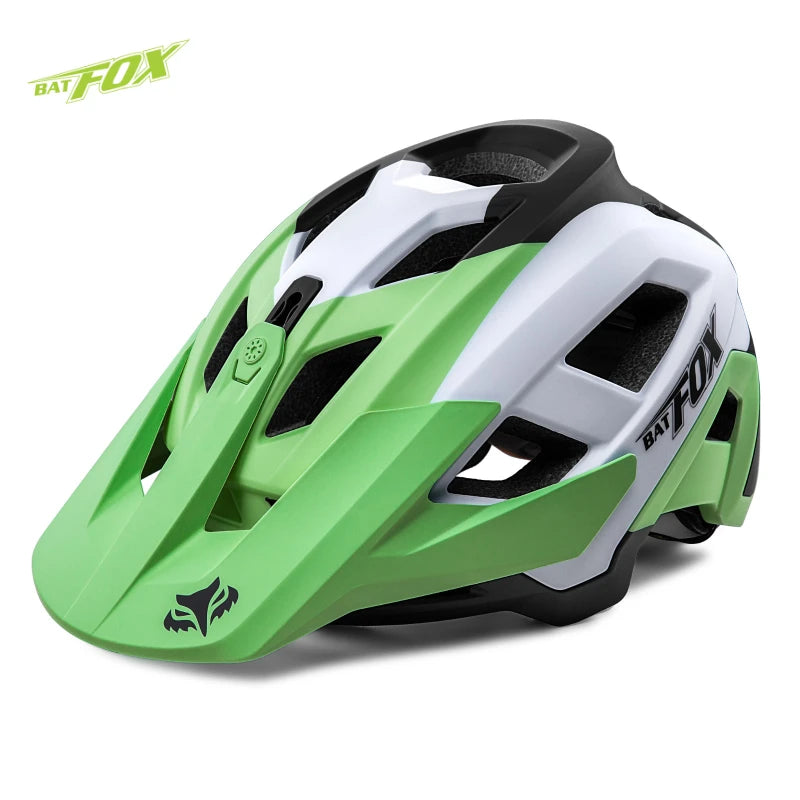 BATFOX 2025 New Mountain Bike Helmet Summer Colorful Cycling Helmet for Adults Youth Men and Women Speed Racing Bicycle Helmets