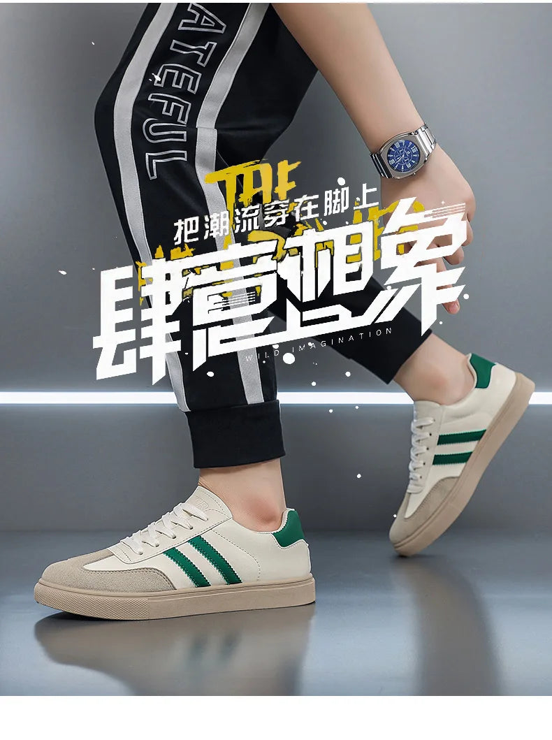 Hot Sale Casual Sneakers Men Classic Design Skateboard Shoes Man Comfy Low-cut Flat Sneakers Outdoor Non-slip Men's Sports Shoes