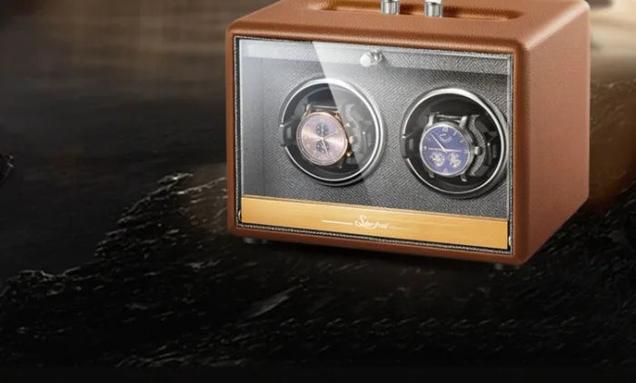 Winder Watch Organizer Storage Box Rotator Mechanical Watch Automatic Luxury Box Safe Deposit Boxes Shaker Display Gifts