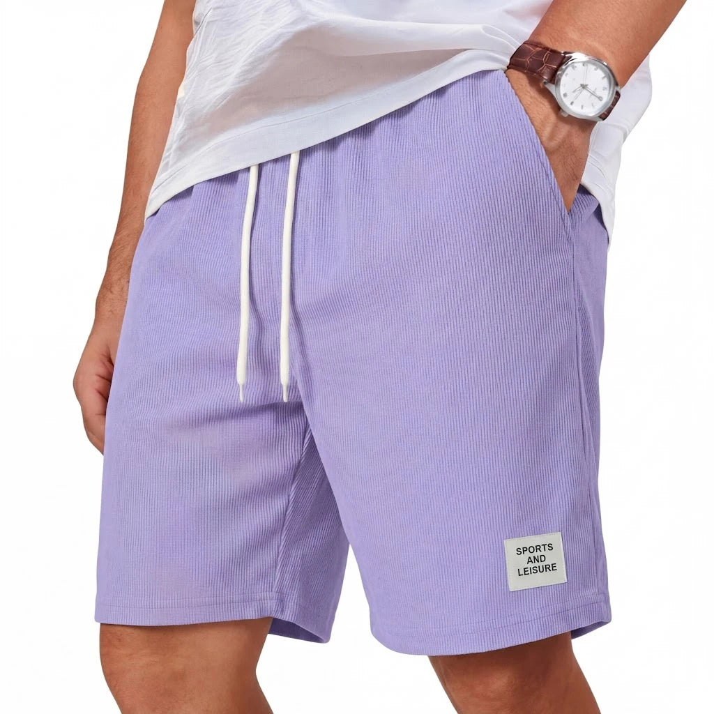 Korean Mens Loose Short Pants Casual Baggy Pant Man Summer Short Lightweight Beach Work Short Pants for Men Gym Man Twill Shorts