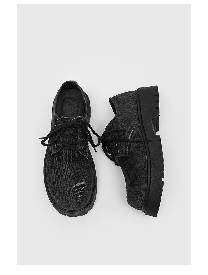 Men's shoes new four seasons versatile casual non-slip wear-resistant comfort outdoor shoes youth fashion thick sole tide shoes