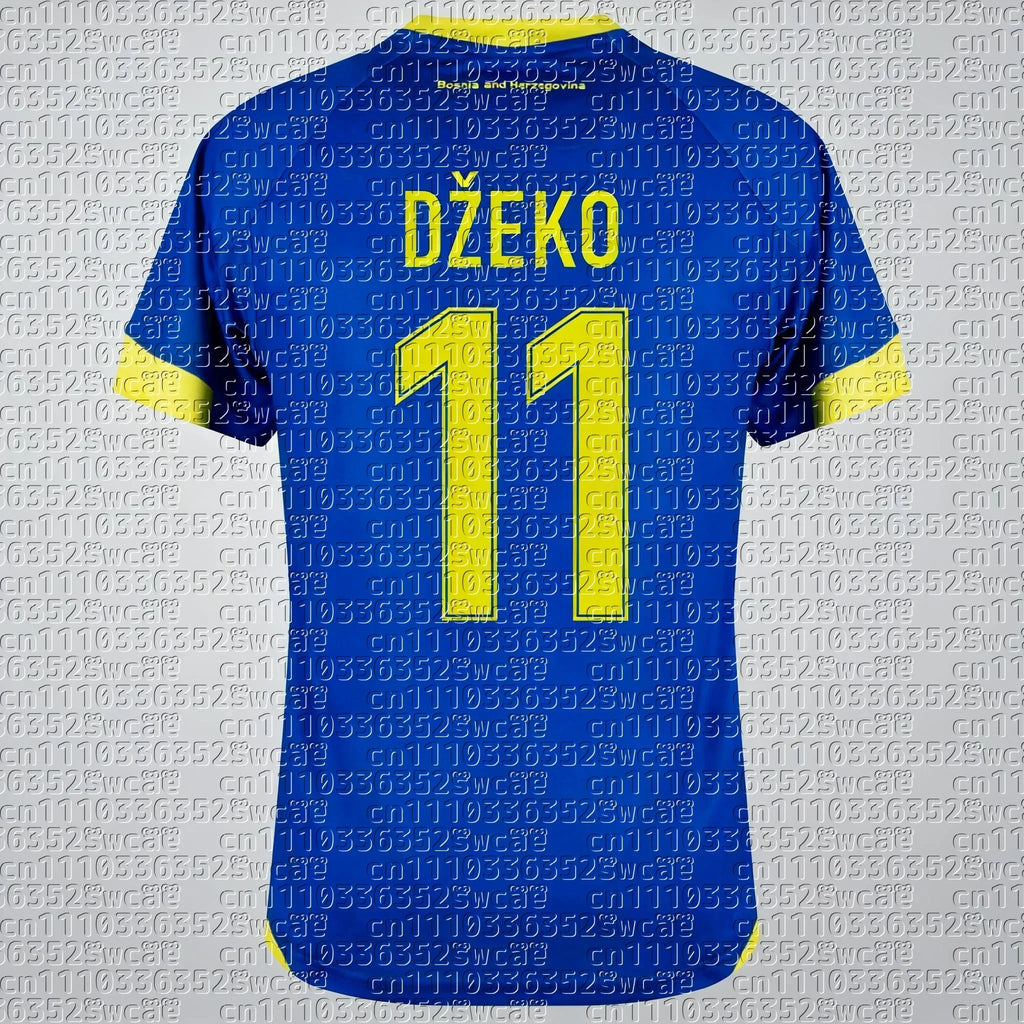 2026 Bosnia and Herzegovina Men's Sports Jersey Crew Neck T-shirt  Breathable Football Training Shirt Sportswear FamilyMatching