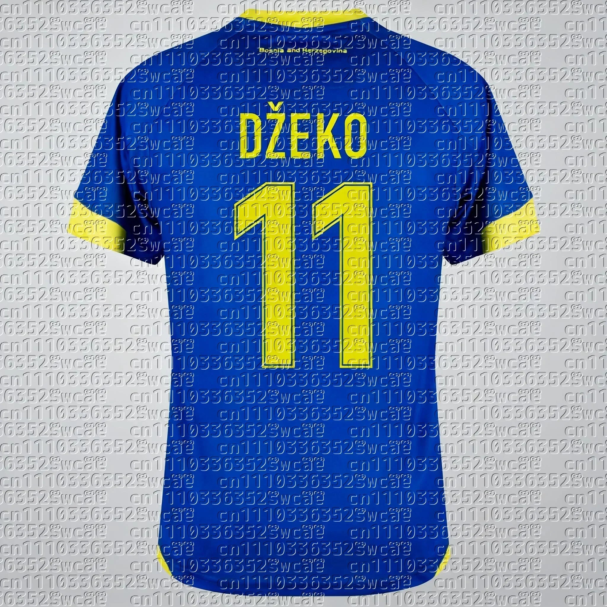 2026 Bosnia and Herzegovina Men's Sports Jersey Crew Neck T-shirt  Breathable Football Training Shirt Sportswear FamilyMatching
