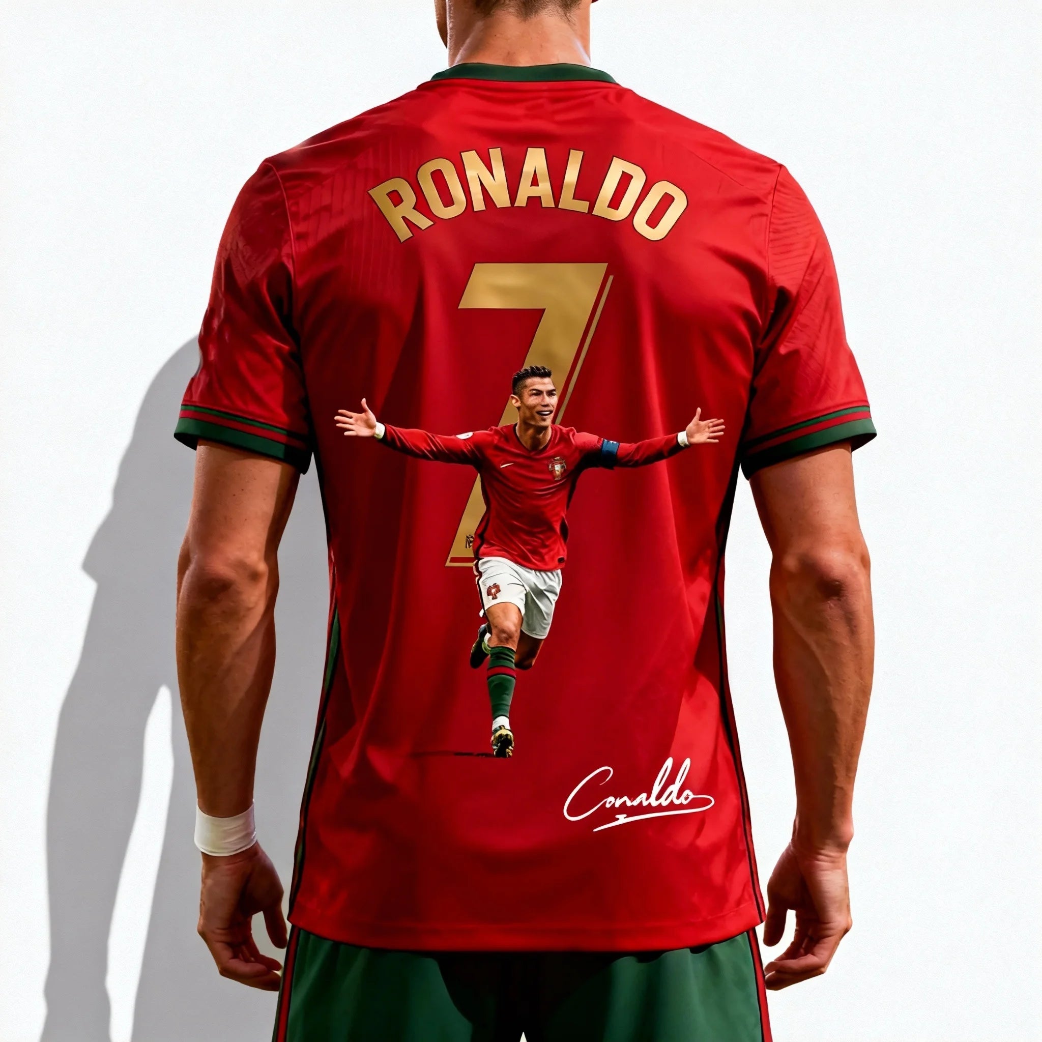 Ronaldo #7 Football Fan Jersey Men  Children T-shirt Summer Daily Sports  Breathable Casual Street Short Sleeve FamilyMatching
