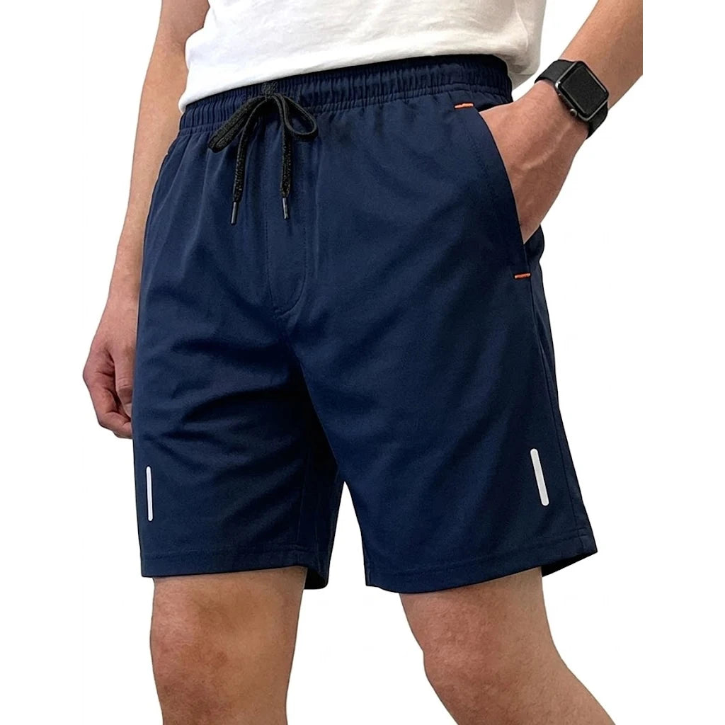 Summer Shorts Pants Men Quick Dry Athletic Workwear Casual Gym Man Outdoor Hiking Shorts Pants Beach Zipper Pocket Sweatpants