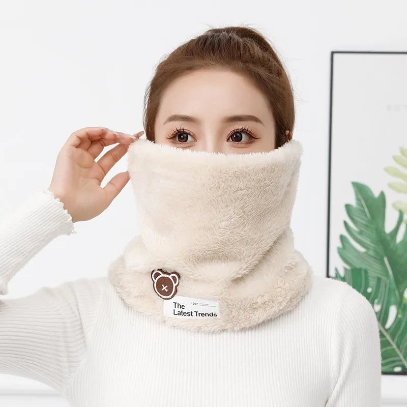 Sports Scarf Knitted Neck Warmer Fashion Soft Women Men Face Cover Winter Skating Running Hiking Thick Cold-proof Collar
