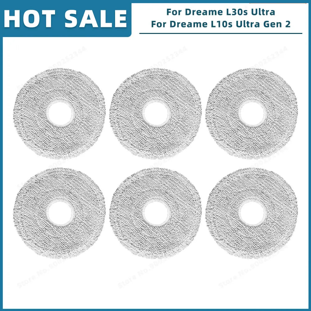 Compatible For Dreame L10s Ultra Gen 2 / L30s Ultra / L30 Pro Ultra Parts Accessories Main Side Brush Filter Mop Cloth Dust Bag