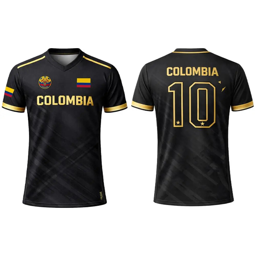 Colombia Flag 3D Printed Jersey Summer Outdoor Sports Breathable Short-sleeved Football Training Top Unisex Casual  Tee Moto