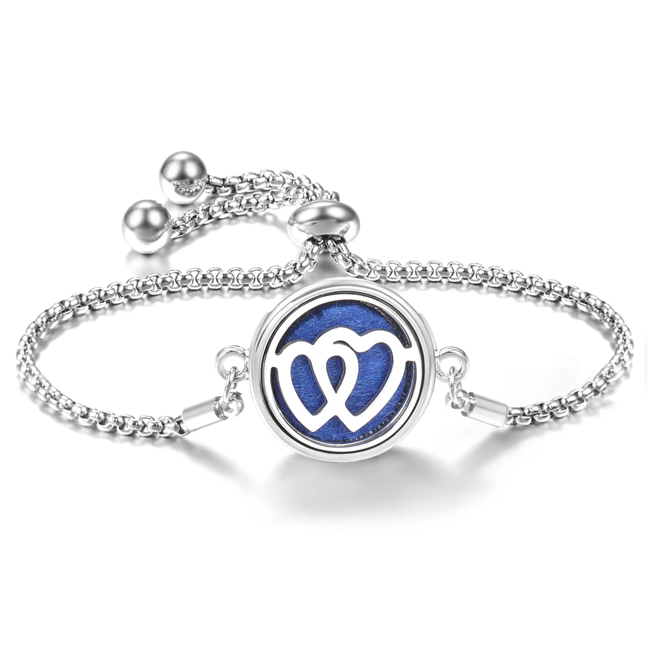 Trendy 20mm Butterfly Insert Pad Aromatherapy Bracelet Stainless Steel Women Essential Oil Diffuser Bangle Support Custom Logo