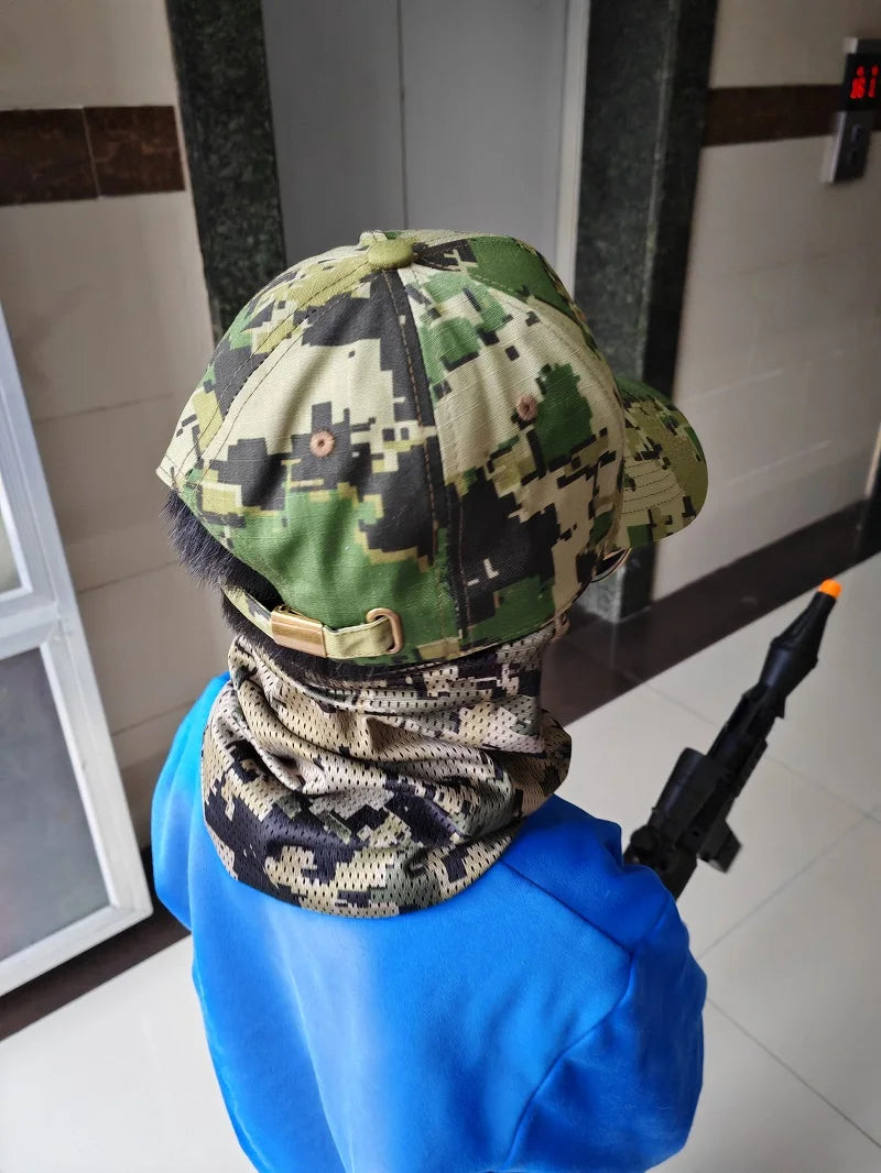 Outdoor Sunscreen Baseball Cap And Scarf