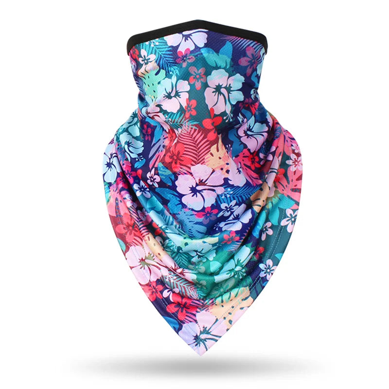 Sports Scarf for Cycling, Cooling Face Mask, Windproof Neck Gaiter, UV Protection Scarf for Beach, Fashion Bandana for Men Women