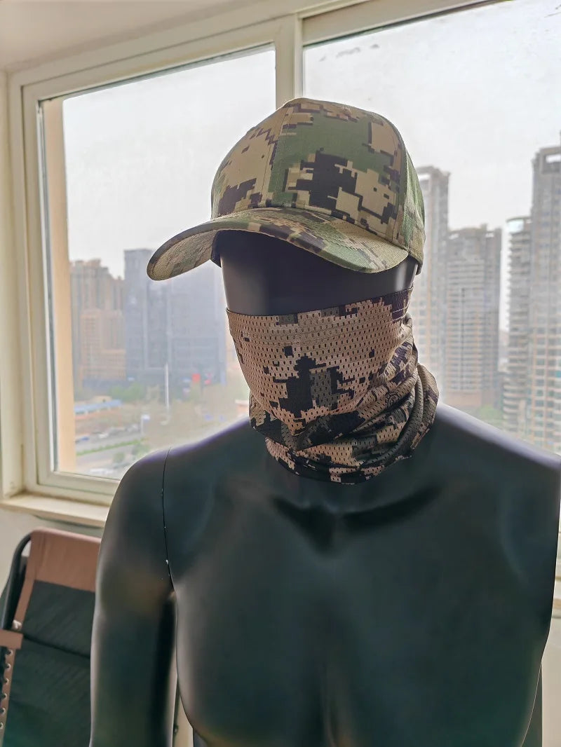 Outdoor Sunscreen Baseball Cap And Scarf