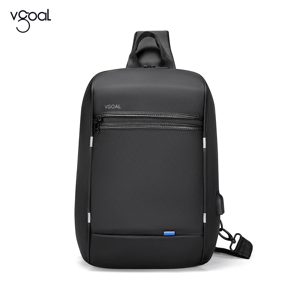Brand Crossbody Bag For Laptop Notebook 13.3, 14 Inch Chest Pack Bosom Office Worker Man Shoulder PC Mens Gifts 6301