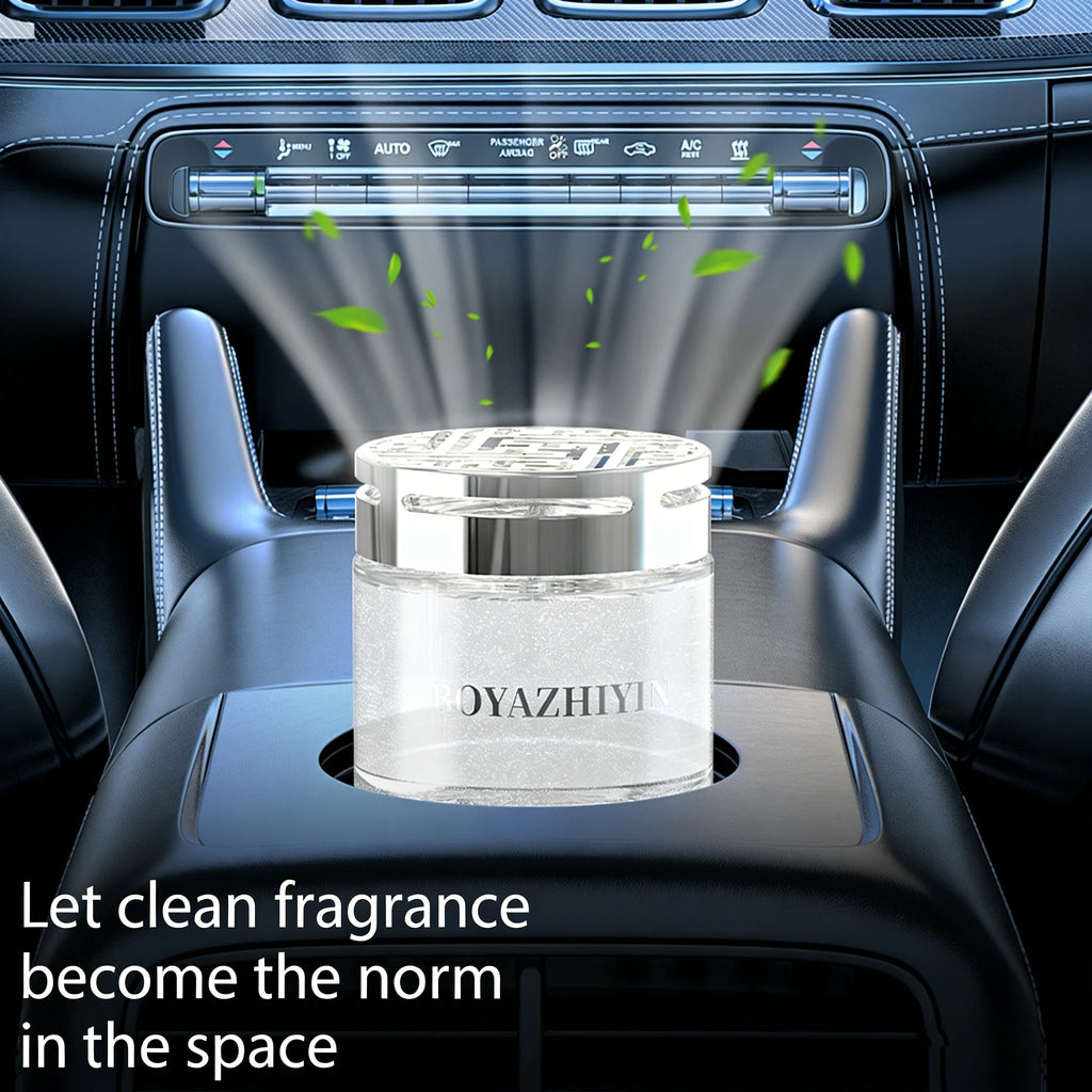 2026 New High-End Car Aromatherapy Air Freshener with Flowing Sand Solid Fragrance New Car Odor Eliminator & Freshener