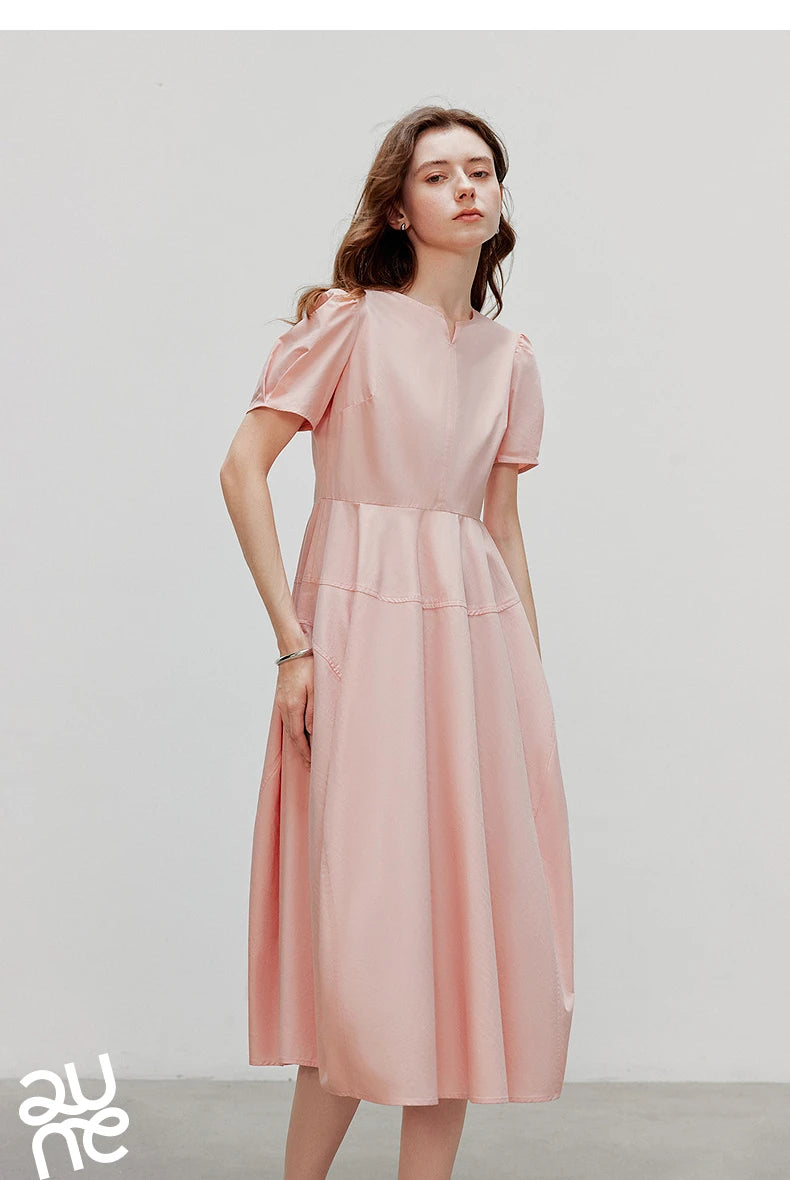 TOYOUTH Women Dress 2025 Summer New Elegant Dress 8529009