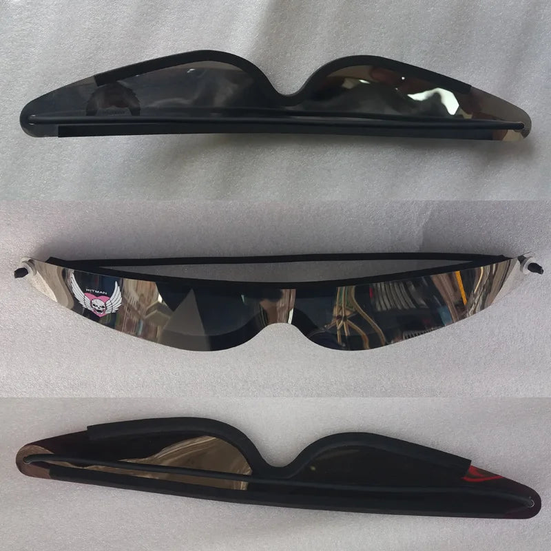 Licensed Vintage Bret Hart Hitman Hart Wrap Around Shades Sunglasses  New Motorcycle glasses