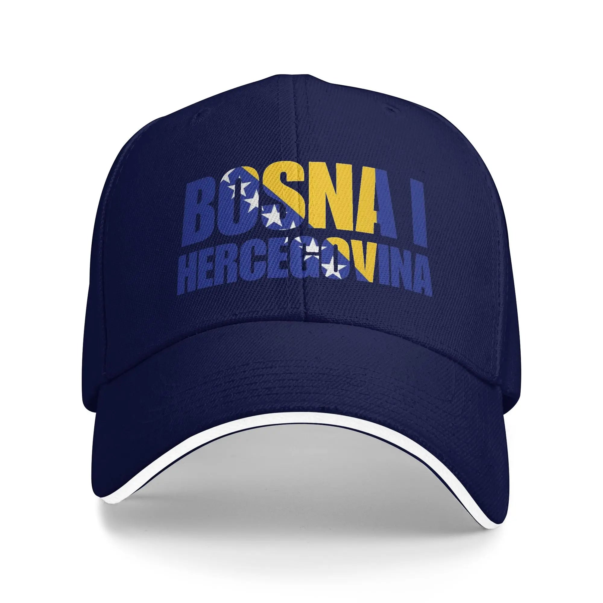 Unisex Bosnia and Herzegovina Flag Outdoor Hat  Trucker Cap Casual Baseball Cap Sports Hats