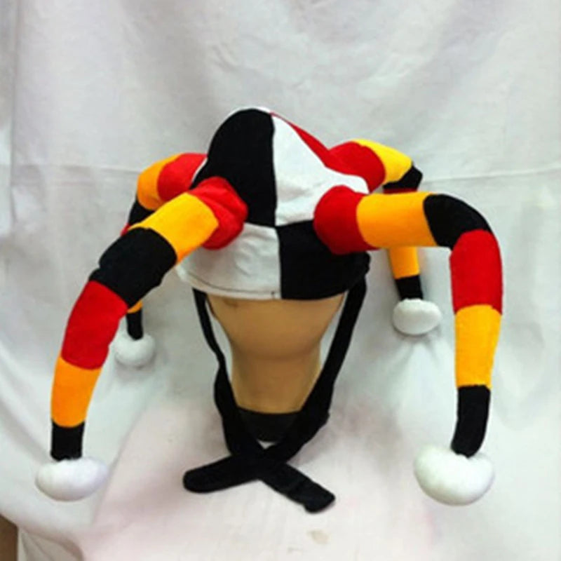 Soccer Carnival Soccer Hat Clown Cap Football Fans Cheer Props for Sports Competition Bar Supplies