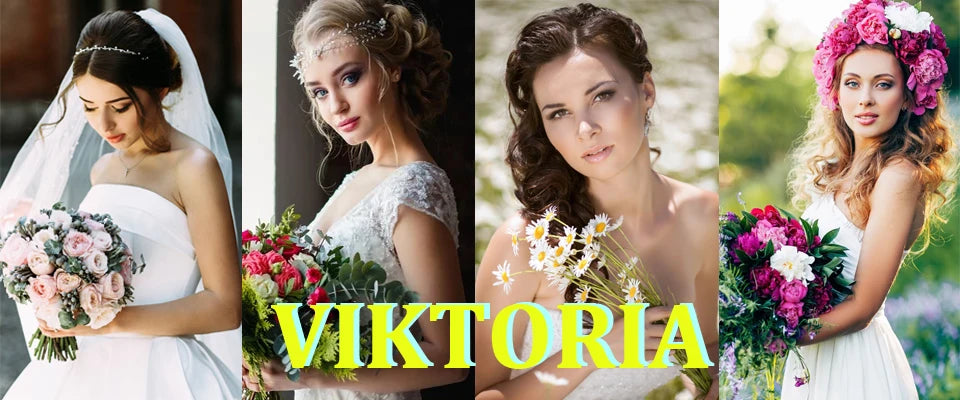 VIKTORIA Fashion Aline Wedding Dresses V-neck Custom-Made Court Train Appliques Sleeveless Robe De Mariée Engagement Plus