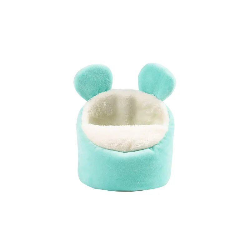 Hamster Cage Accessories Pet Toy Kennel Cold Shelter Pet hamster Nest Keep Warm Nests Mini Hamster Supplies