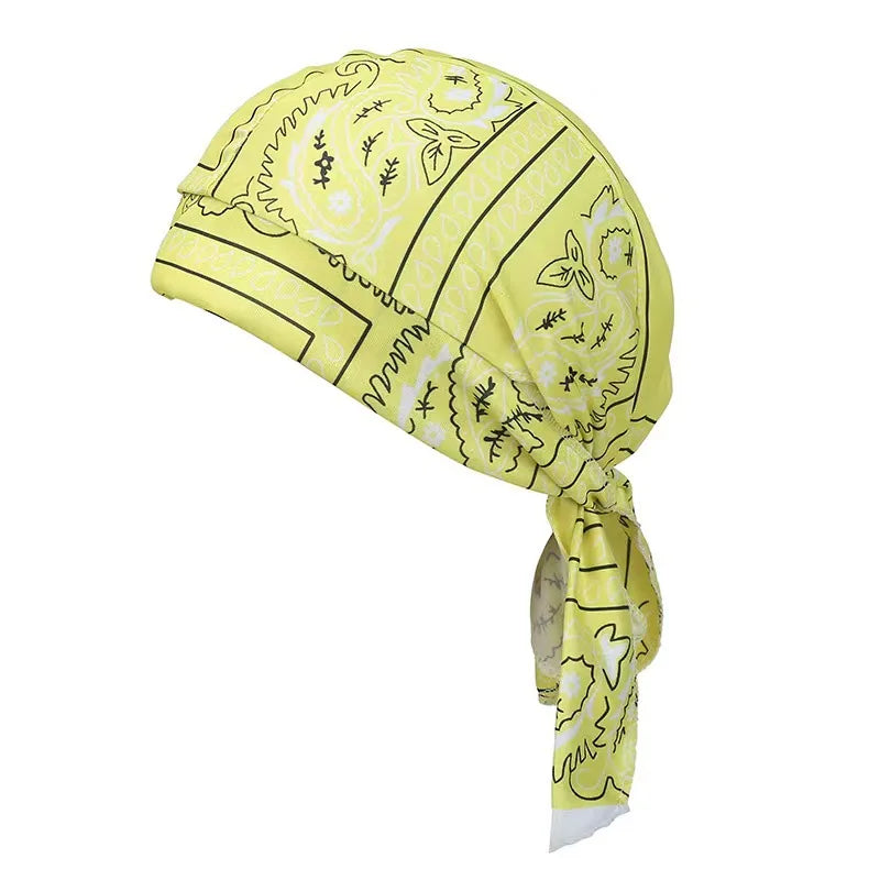 Men's Bandana Scarf Cycling Headscarf Handkerchief Head Outdoor Pirate Hat Motorcycle Printed Paisley Multi Color Hip-Hop Dance