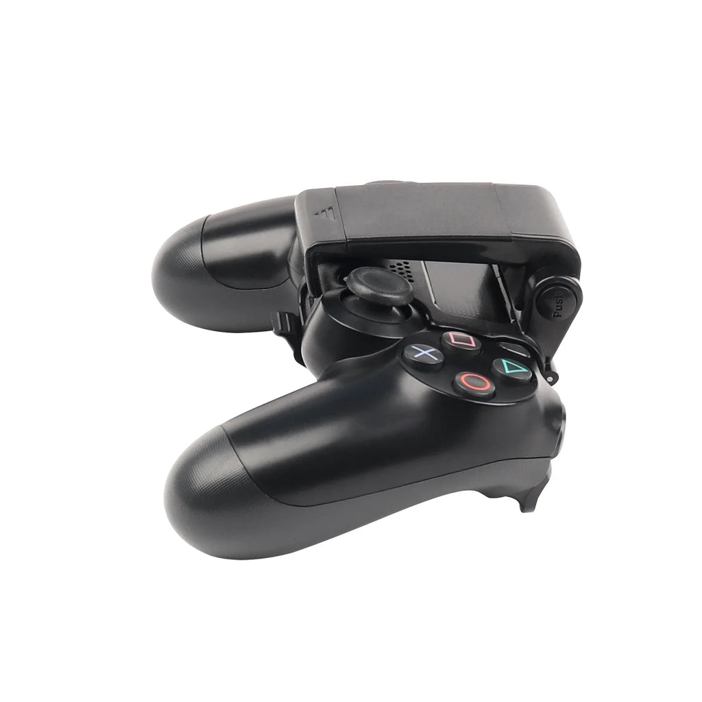 Black Adjustable Gamepad Mount Bracket For PS4 SLIM PRO Joystick Foldable Mobile Phone Stand Clip For PS4 Controller Grip Holder