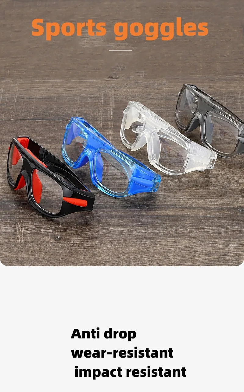 Myopia Basketball Glasses Sport Goggles Football Eyewear Anti-Collision Glasses Removable Training Goggles Cycling Glasses