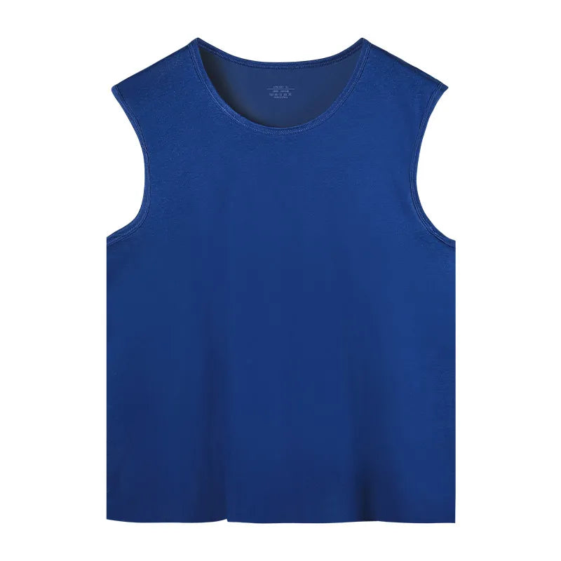 Men's pure cotton vest breathable slim youth sports foundation hurdle I loose summer thin halter undershirt