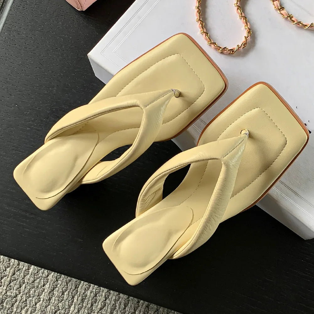 Women's flip-dlop slides sheepskin soft comfortable casual female outdoor beach holidays sandals summer shoes for women slippers