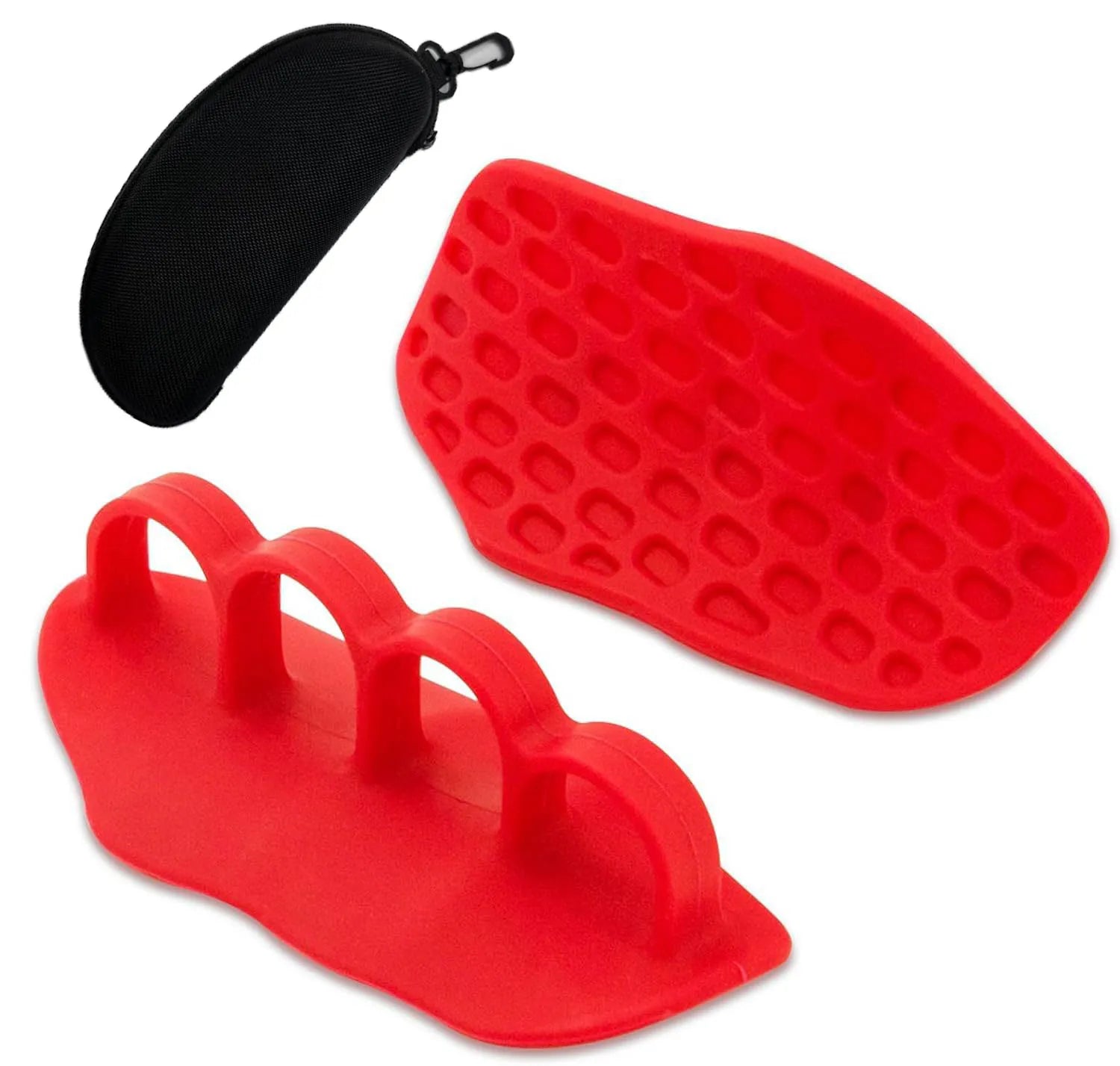Fitness gloves grip enhancer silicone four hole grip cross training palm handshake manual protection gymnastics exercise，gift