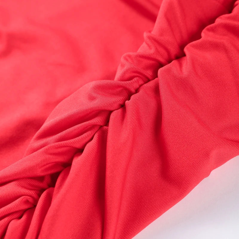Sexy Red Pleated Mesh Long Dress Red See Through Patchwork Sleeveless A-line Party Dresses Female 2025 Summer Slim Robes Lady