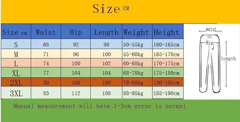 2024 European and American Men's New Year Wear Sports Pants Casual Sports Training Pants Men's Gym Pants