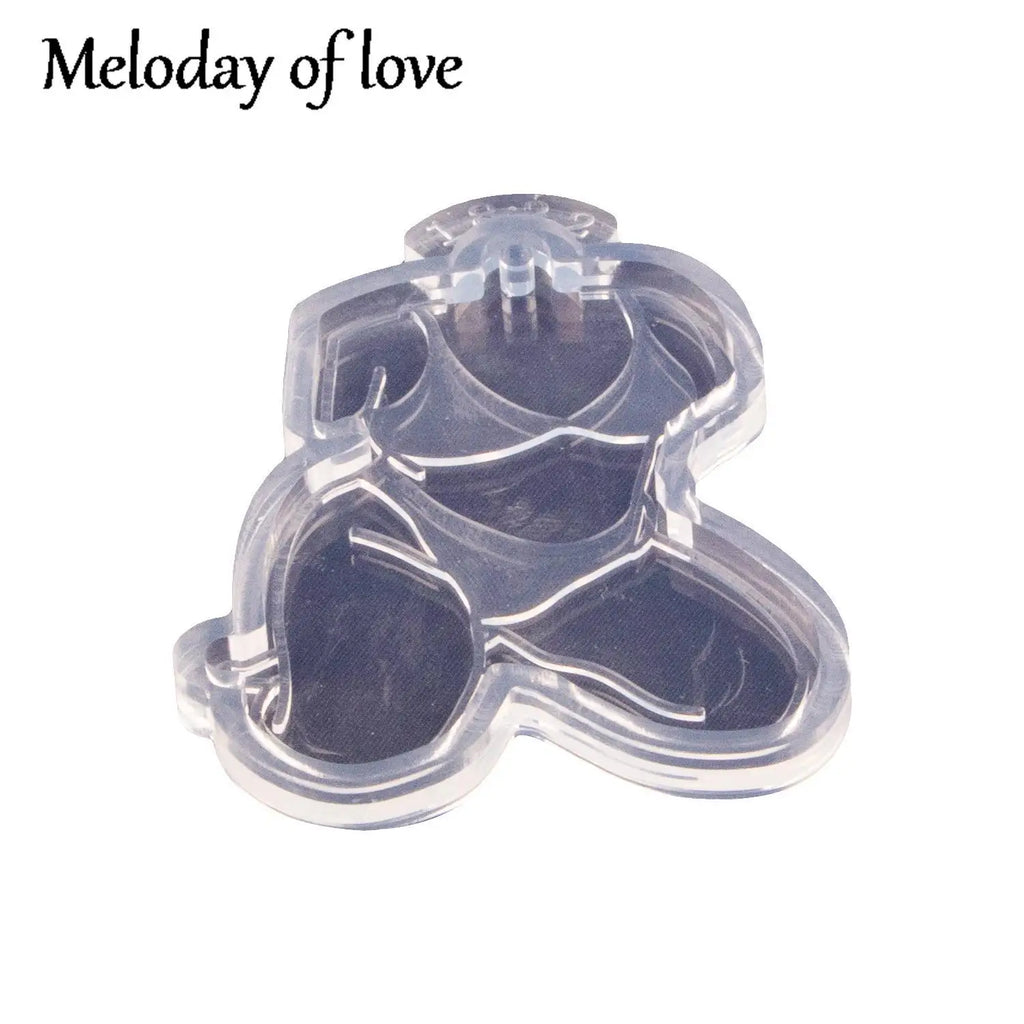 Glossy Girl Bikini Epoxy Silicone Resin Keychain Molds, Chocolate Fondant Sugarcraft Sugar Craft Swimsuit Molds DIY Cake DY1837