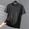 12XL 10XL Plus Size T-shirt Men Summer Cool Short Sleeve T Shirts Big Size Tops Tees Male Casual Stretch Tshirt 12XL