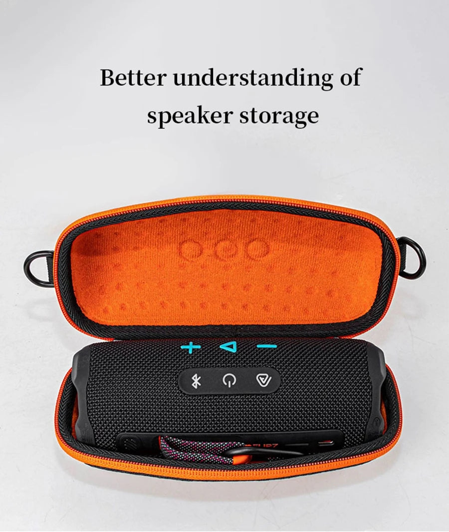 for JBL FLIP 7 Portable Speaker Bag Flip7 Sound Permeable Bag Outdoors Travel Carrying Transparent Case