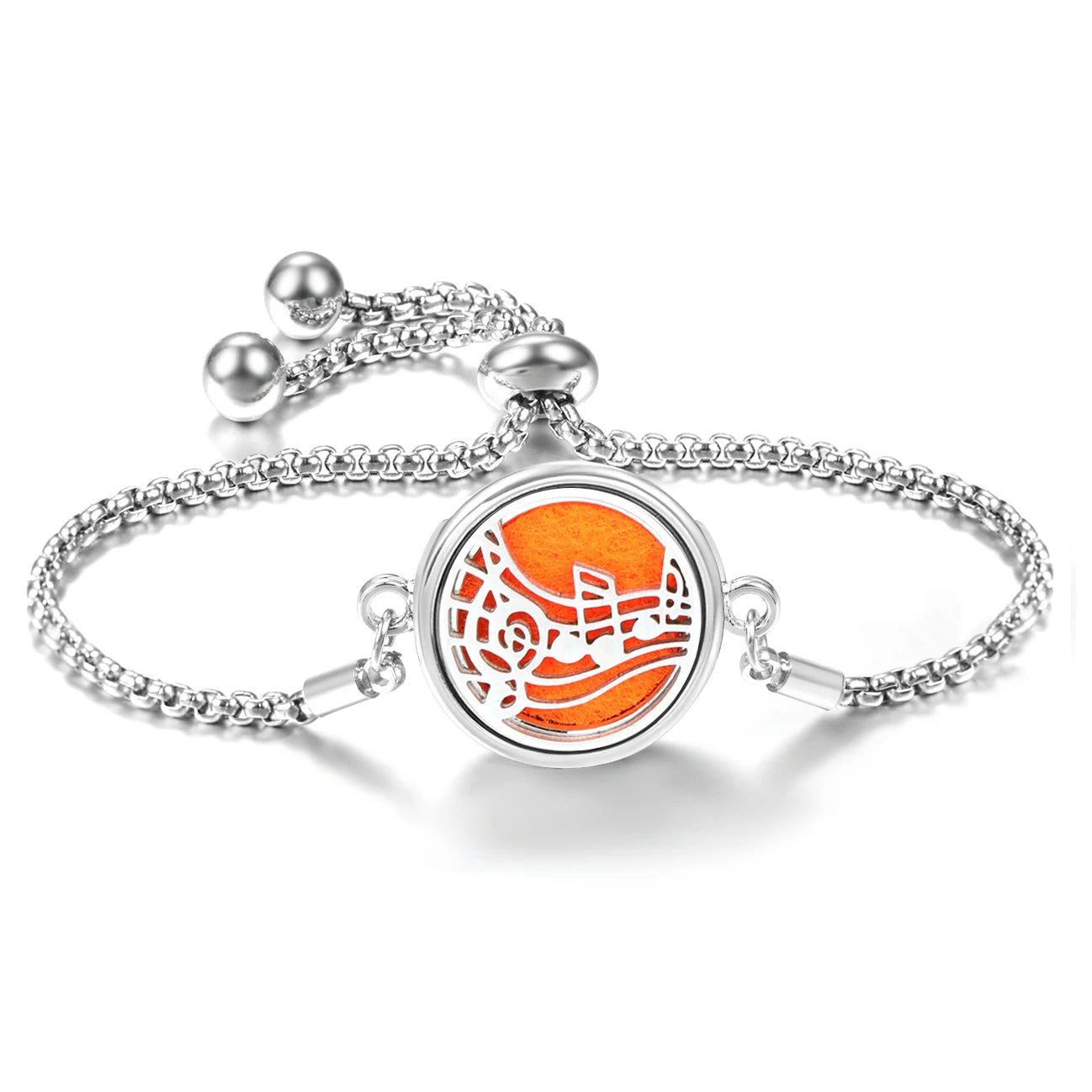 Trendy 20mm Butterfly Insert Pad Aromatherapy Bracelet Stainless Steel Women Essential Oil Diffuser Bangle Support Custom Logo